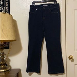 Dark blue denim jeans